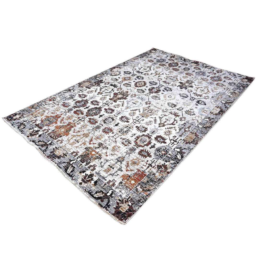 Multi Abstract Turkish Rug 7x10 FT