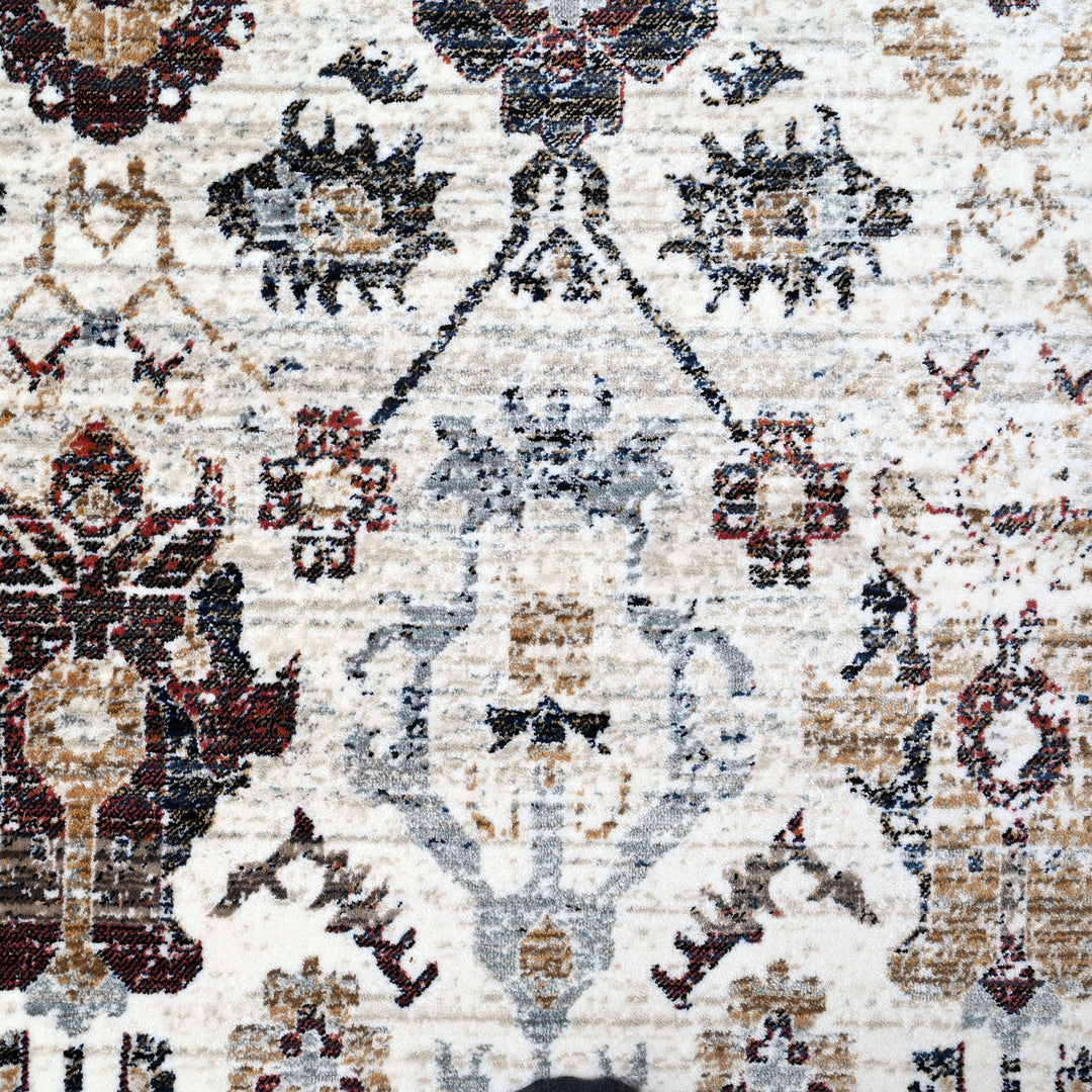 Multi Abstract Turkish Rug 7x10 FT