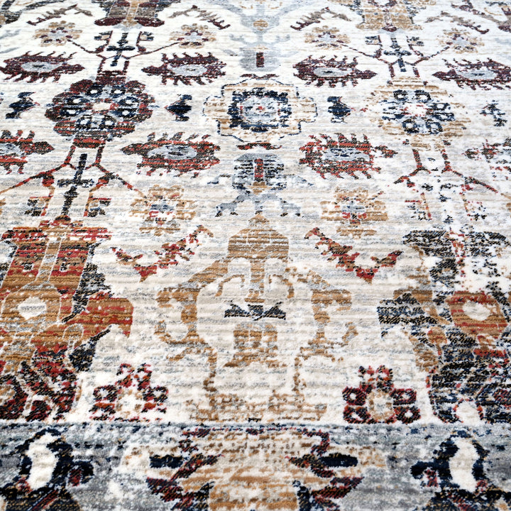 Multi Abstract Turkish Rug 7x10 FT