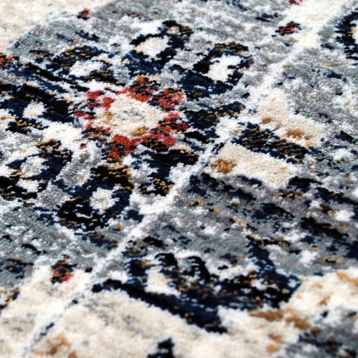 Multi Abstract Turkish Rug 7x10 FT