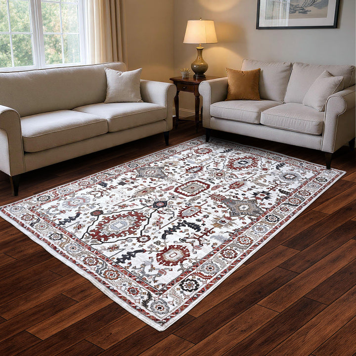 Multi Antique Turkish Rug 7x10 FT