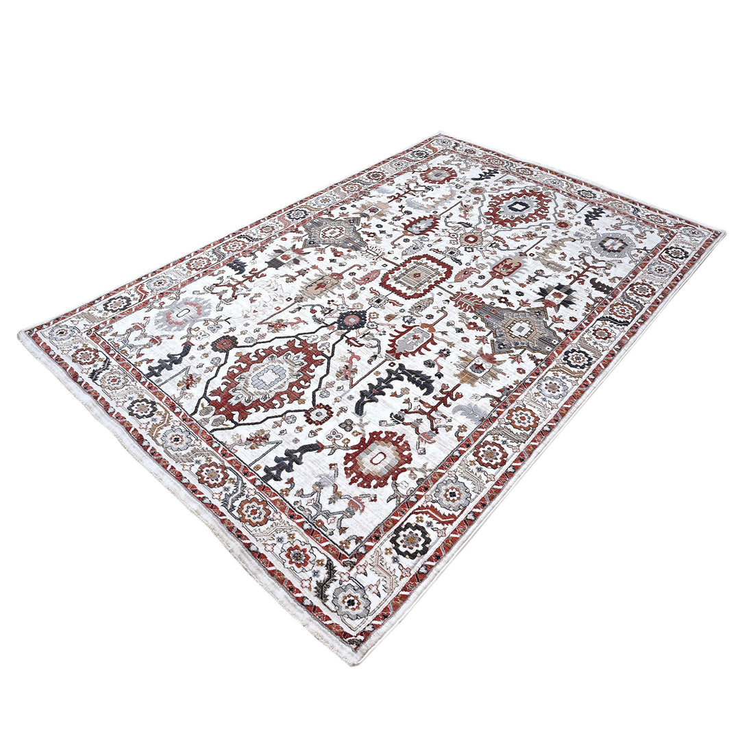 Multi Antique Turkish Rug 7x10 FT