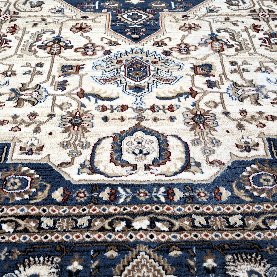 Blue & Grey Turkish Rug 7x10 FT