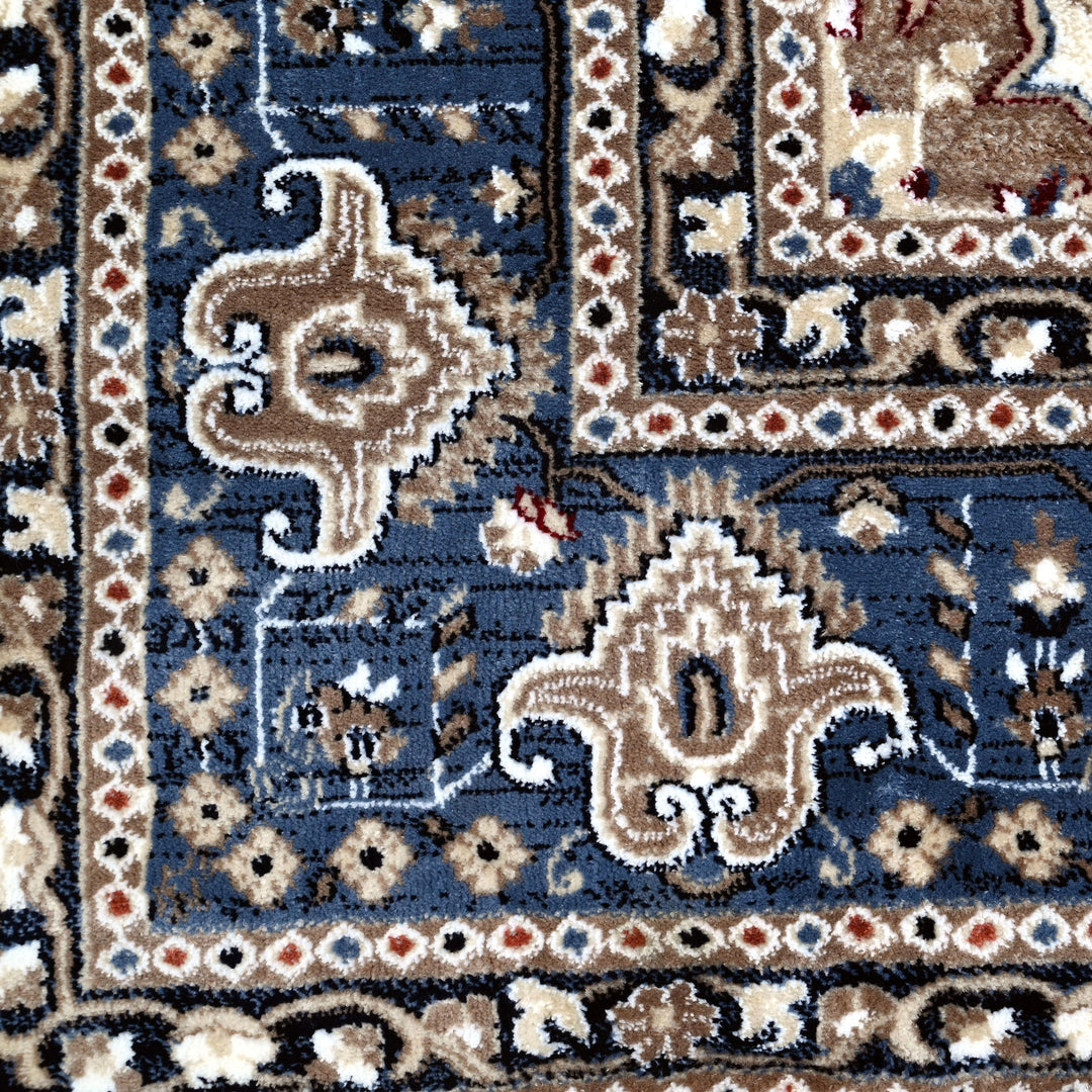 Blue & Grey Turkish Rug 7x10 FT