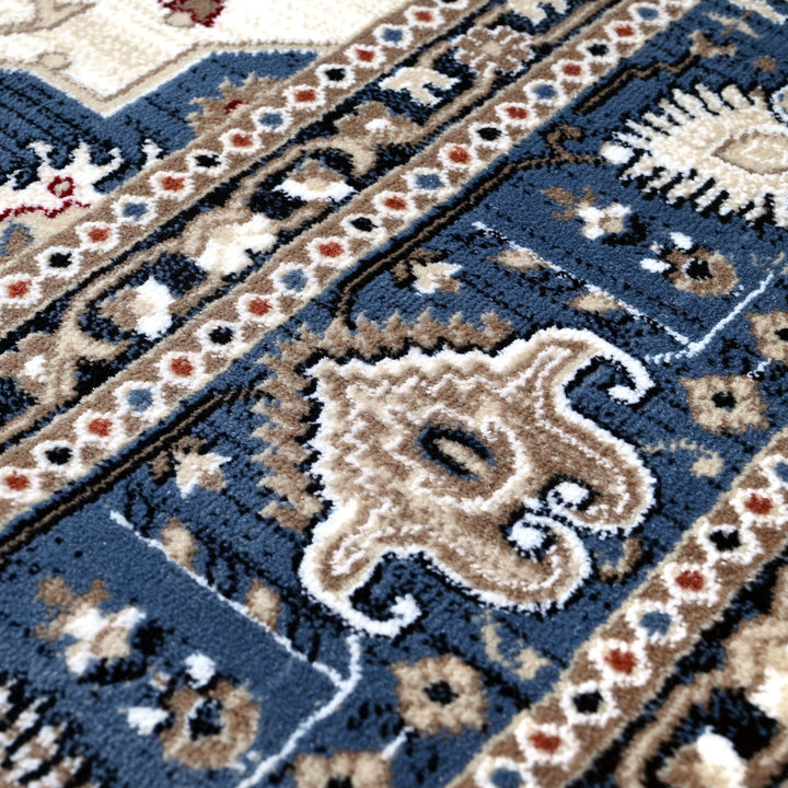 Blue & Grey Turkish Rug 7x10 FT