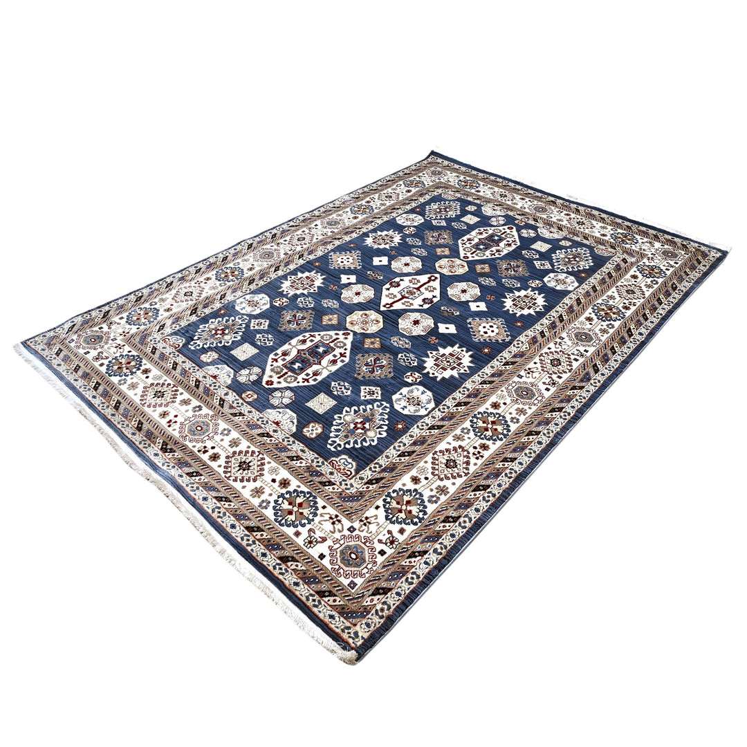 Blue & Grey Turkish Rug 7x10 FT