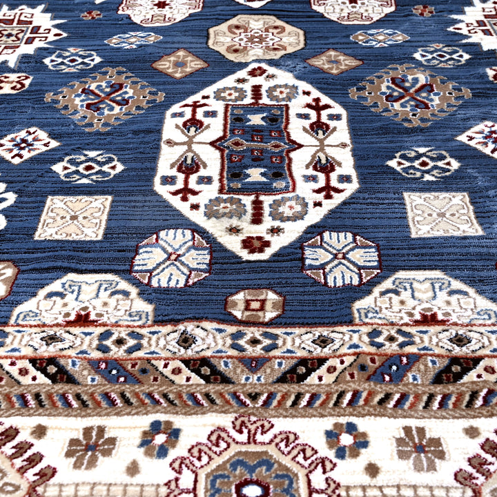 Blue & Grey Turkish Rug 7x10 FT