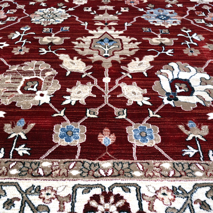 Rust Floring Turkish Rug 7x10 FT