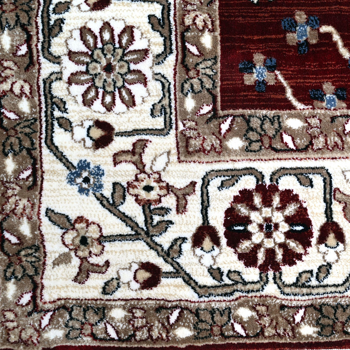 Rust Floring Turkish Rug 7x10 FT