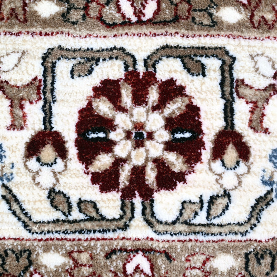 Rust Floring Turkish Rug 7x10 FT