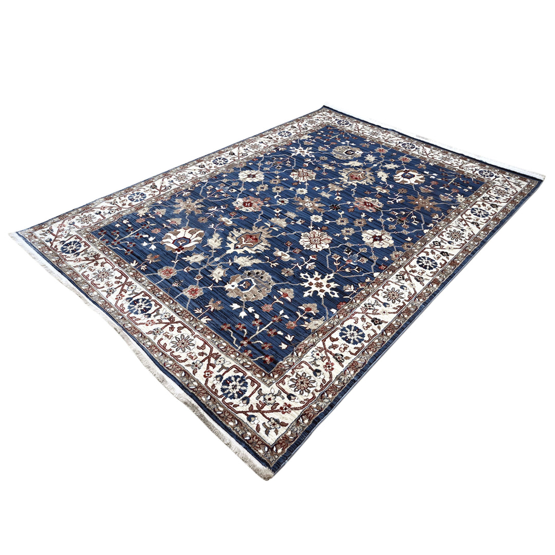 Blue & Grey Turkish Rug 7x10 FT