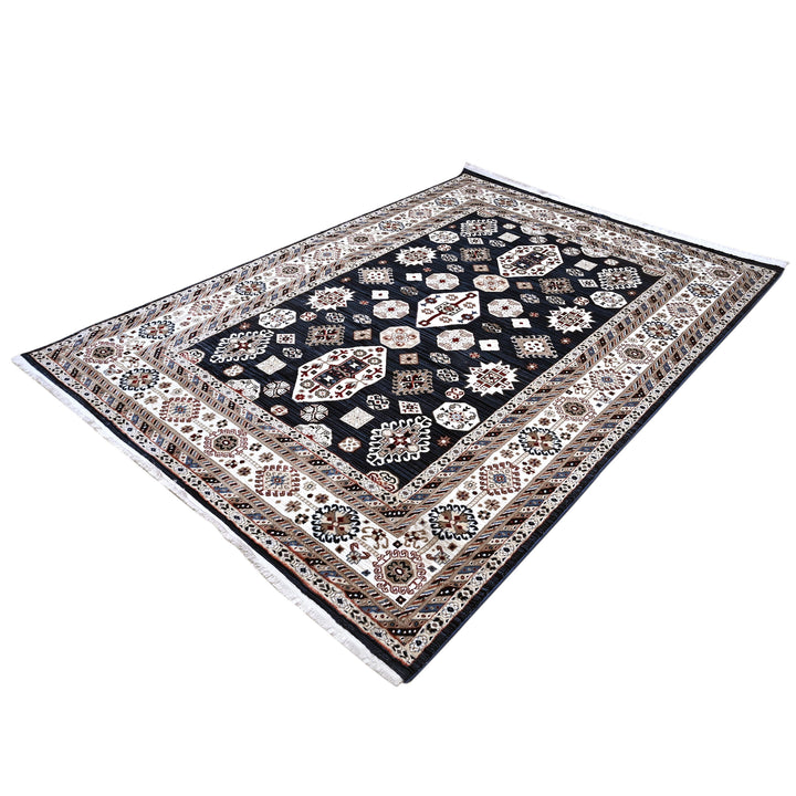 Blue & Brown Turkish Rug 7x10 FT