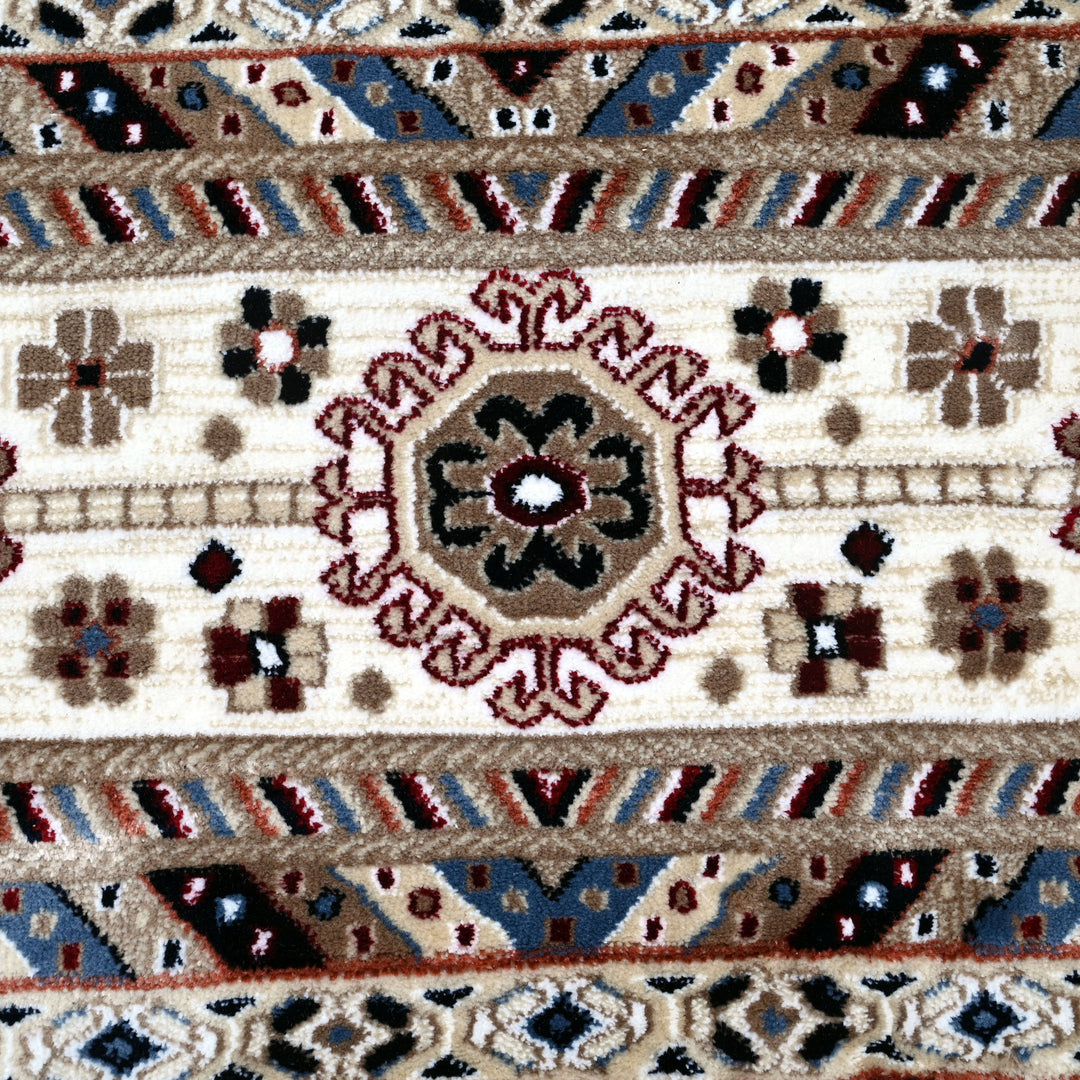 Blue & Brown Turkish Rug 7x10 FT