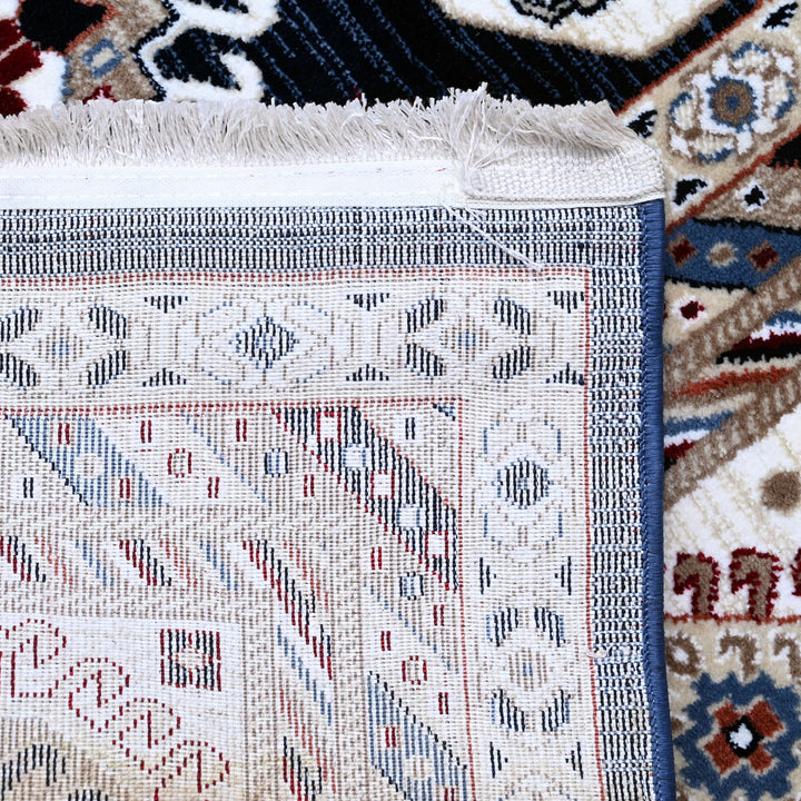 Blue & Brown Turkish Rug 7x10 FT