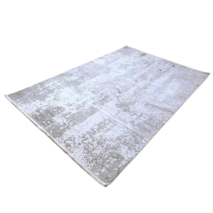 Silver Grey Turkish Rug 7x10 FT