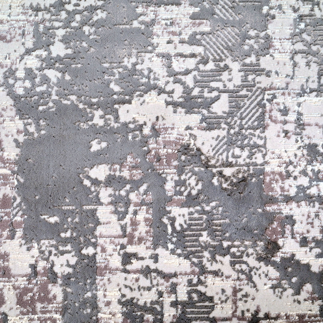Silver Grey Turkish Rug 7x10 FT