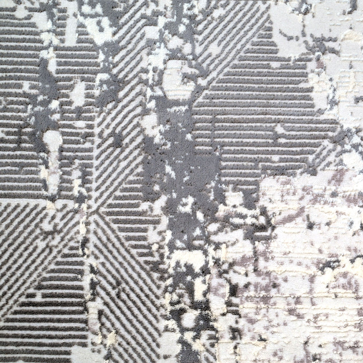 Silver Grey Turkish Rug 7x10 FT