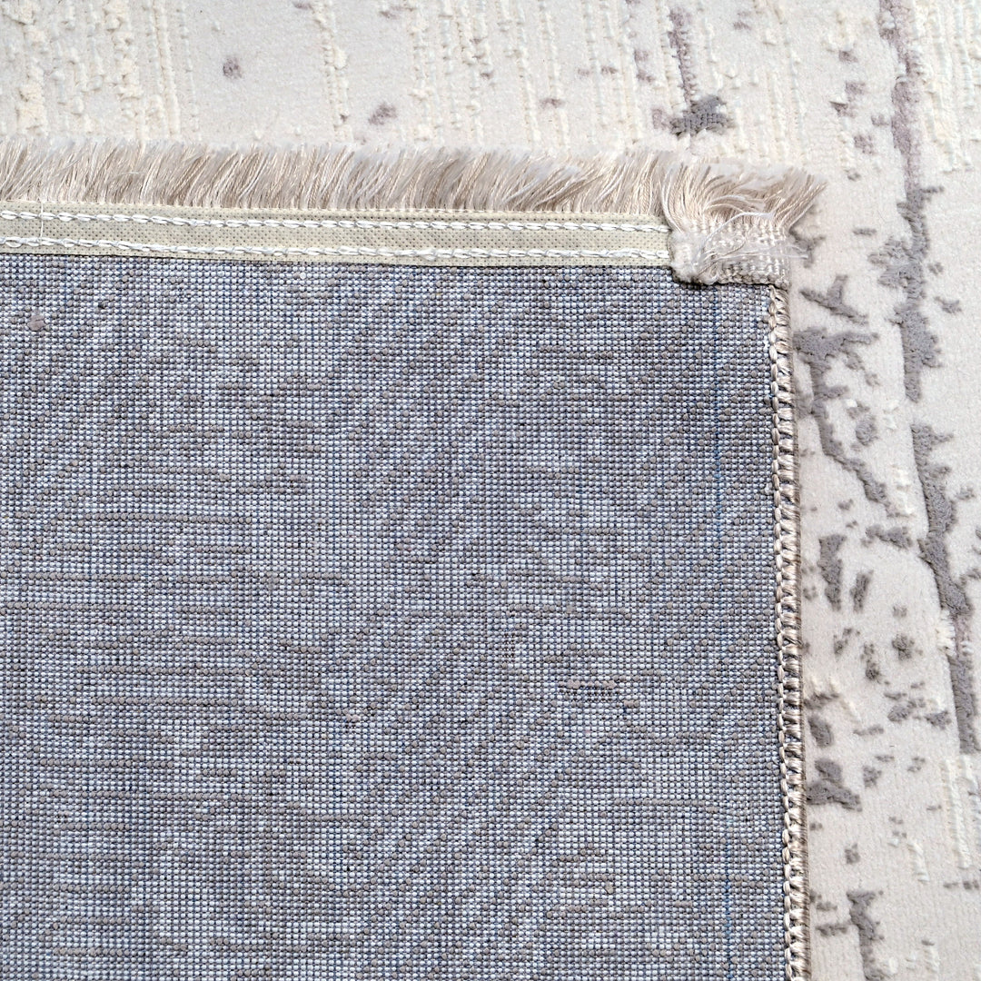 Silver Grey Turkish Rug 7x10 FT