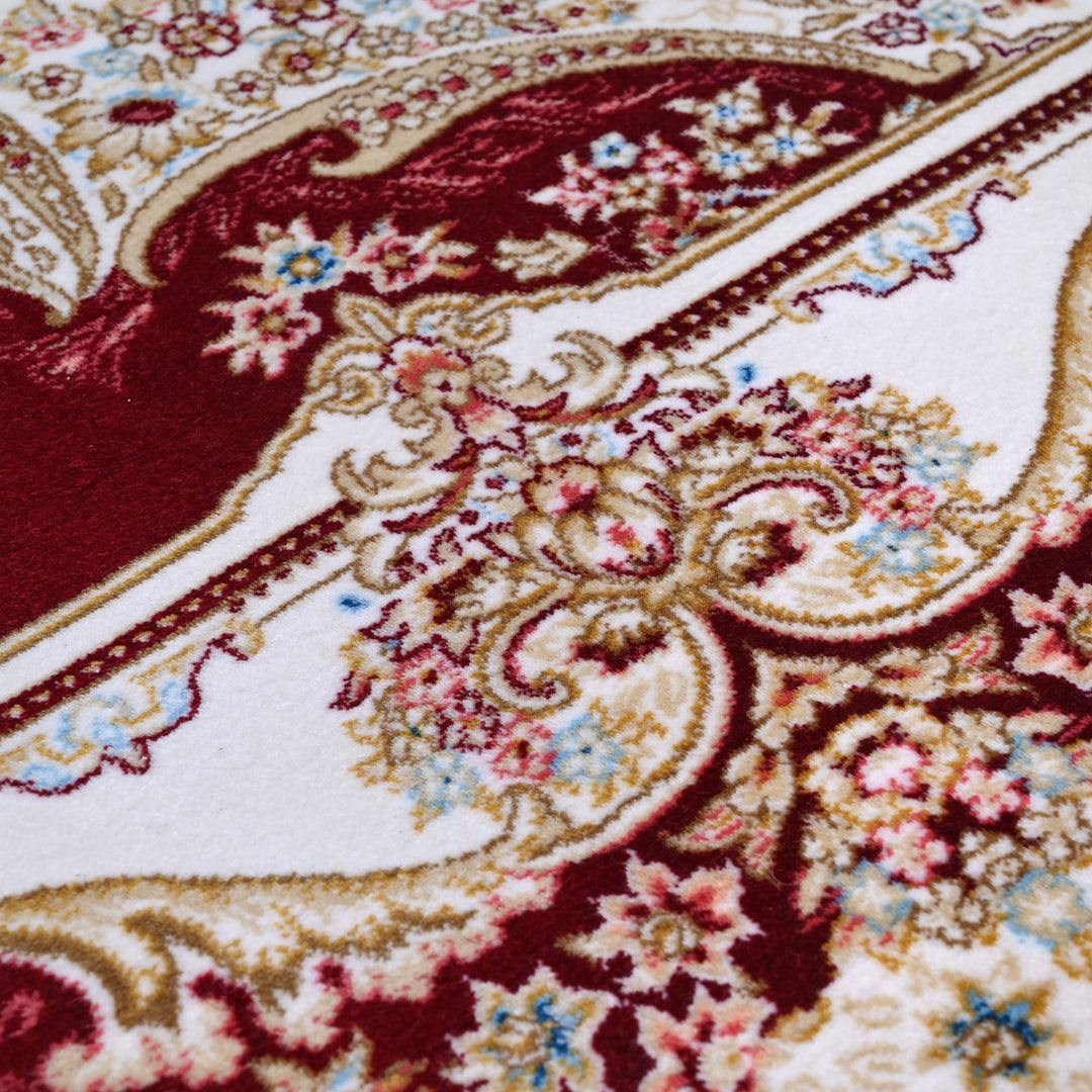 Rust Floring Turkish Rug 7x10 FT