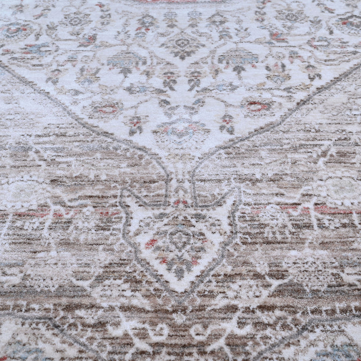 Brown Traditional Turkish Rug 5x8 FT