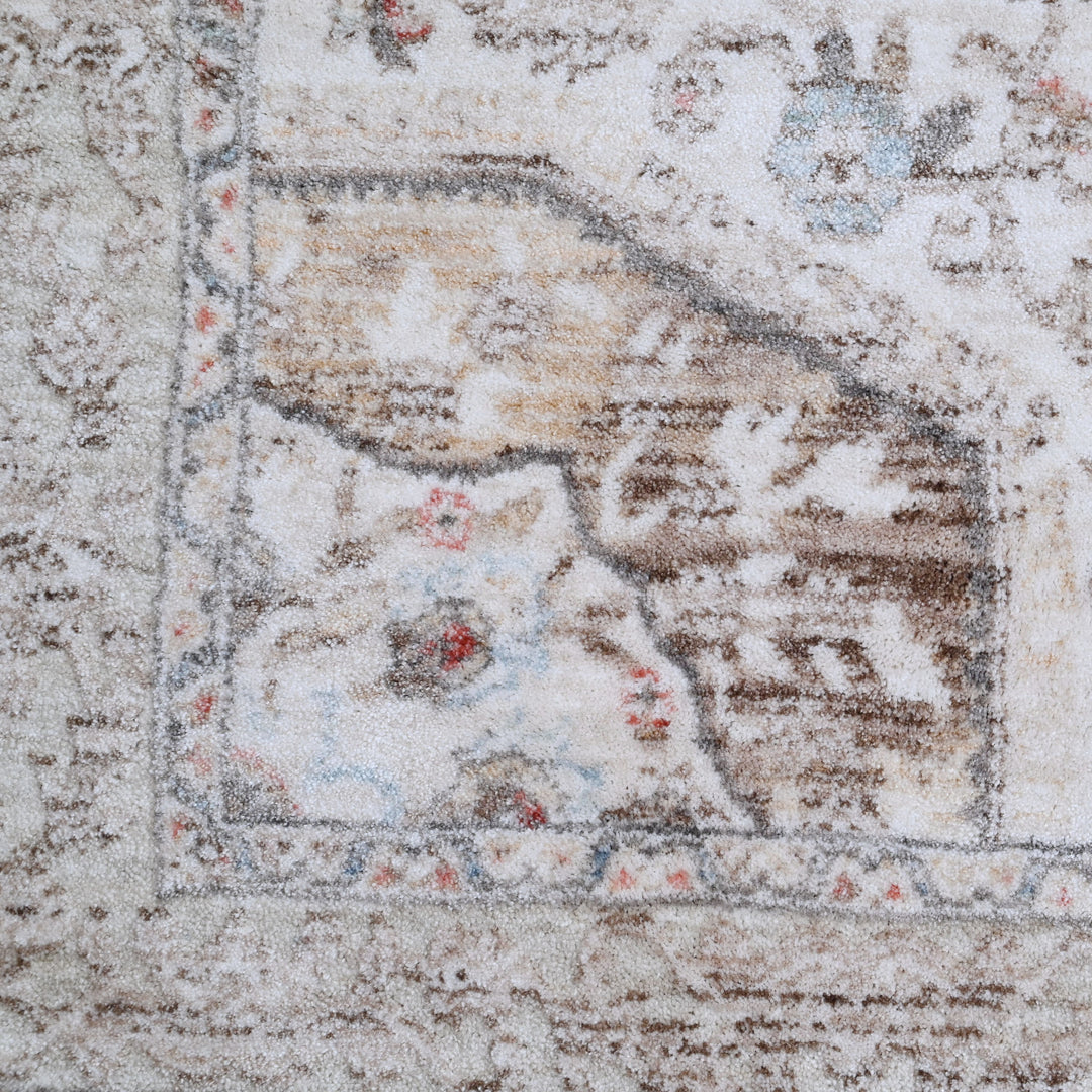 Brown Traditional Turkish Rug 5x8 FT