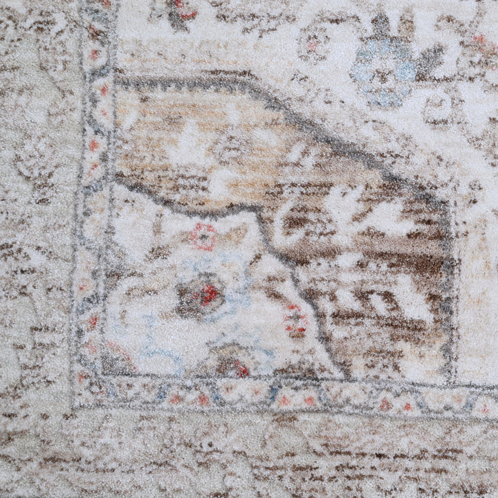 Brown Traditional Turkish Rug 5x8 FT