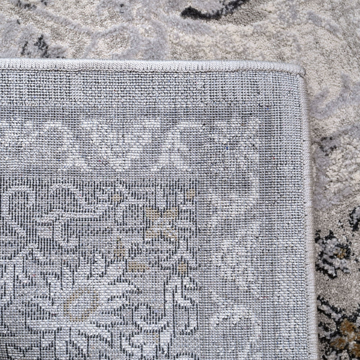 Grey Plain Turkish Rug 5x8 FT