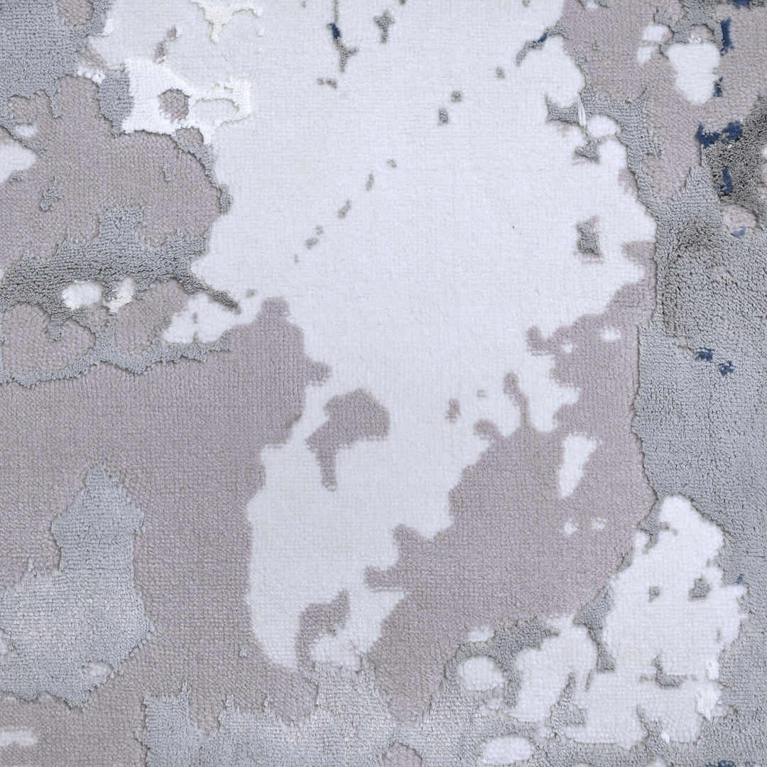 Grey Splash Turkish Rug 5x8 FT