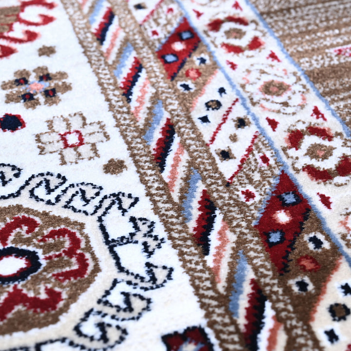Brown Traditional Turkish Rug 7x10 FT