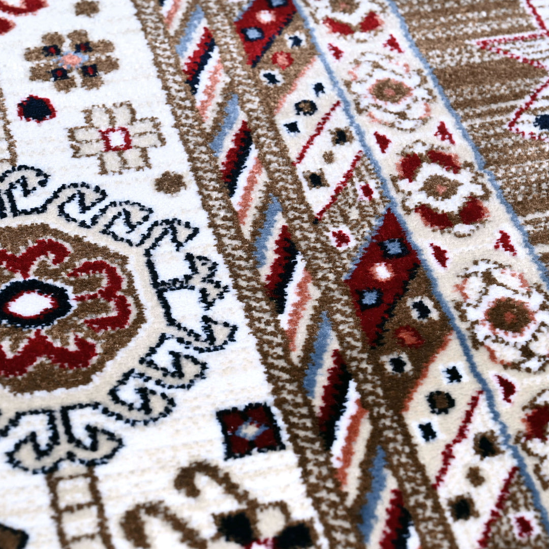 Brown Traditional Turkish Rug 7x10 FT