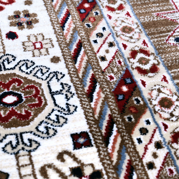 Brown Traditional Turkish Rug 7x10 FT