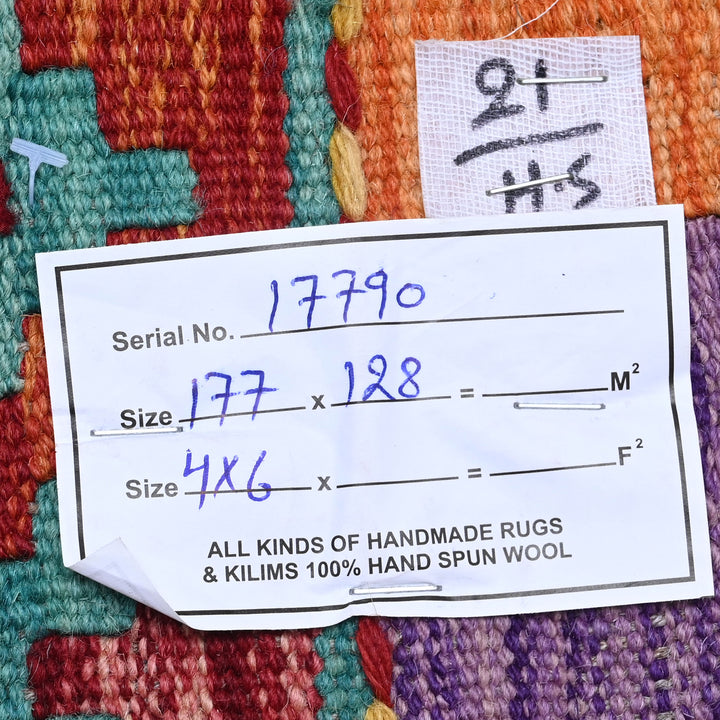 Afghani Kilim 4x6