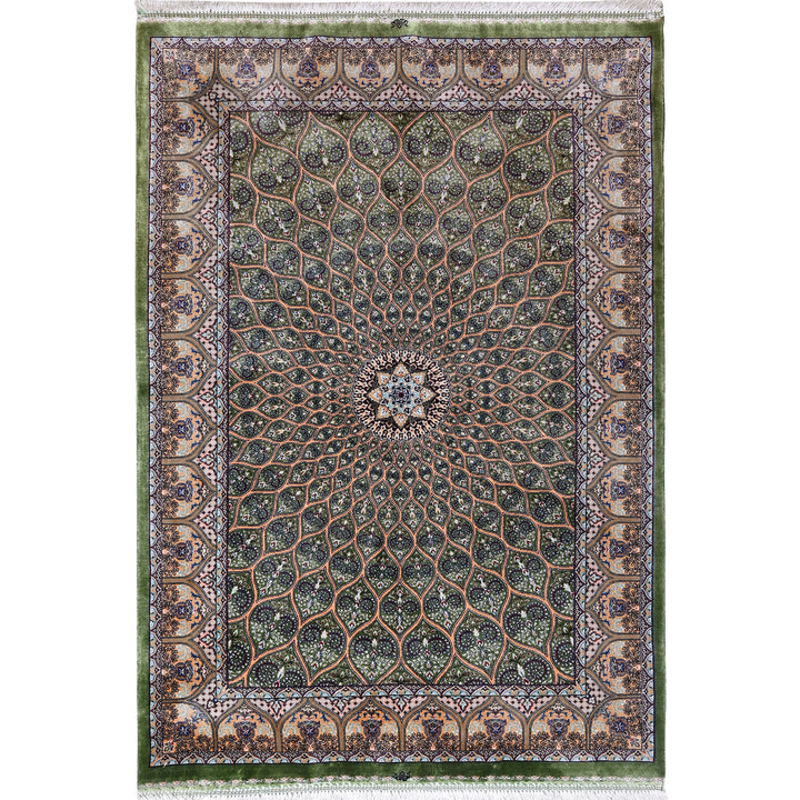 Supreme Fine Persian Silk Rug 2.5x4 Ft