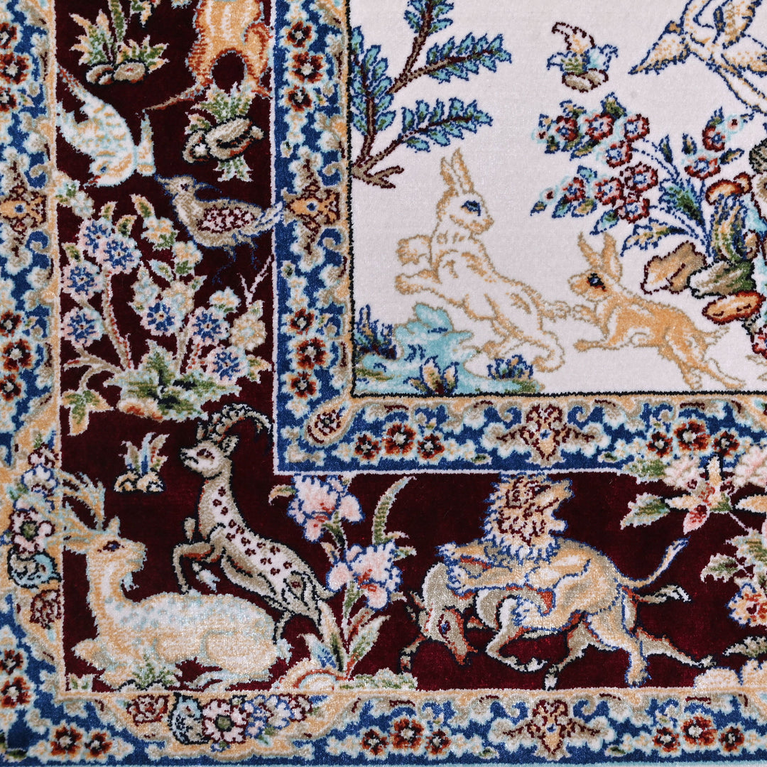 Supreme Fine Persian Silk Rug 2.5x4 Ft