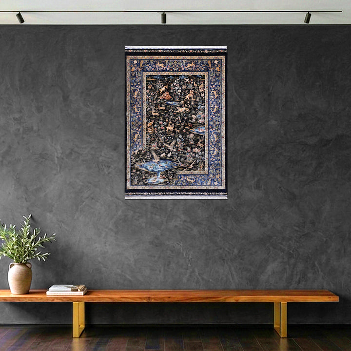 Supreme Fine Persian Silk Rug 2.5x4 Ft