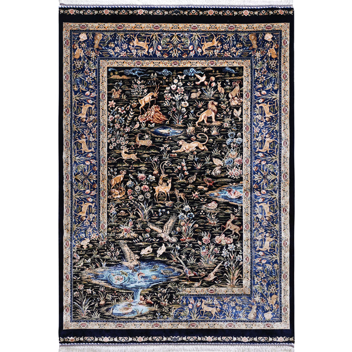Supreme Fine Persian Silk Rug 2.5x4 Ft