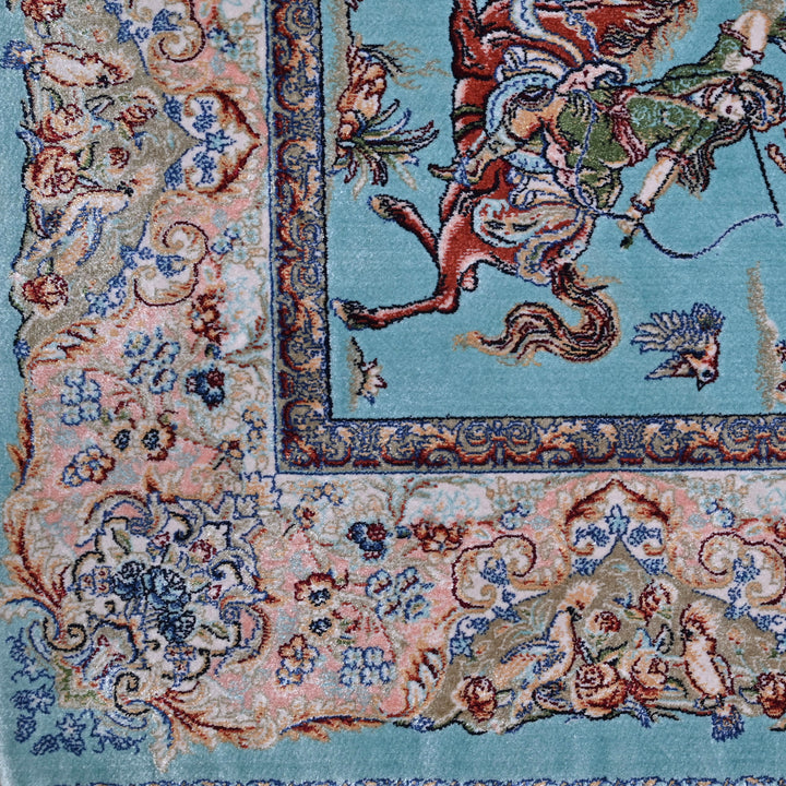 Supreme Fine Persian Silk Rug 2.5x4 Ft