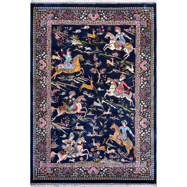 Supreme Fine Persian Silk Rug 2.5x4 Ft