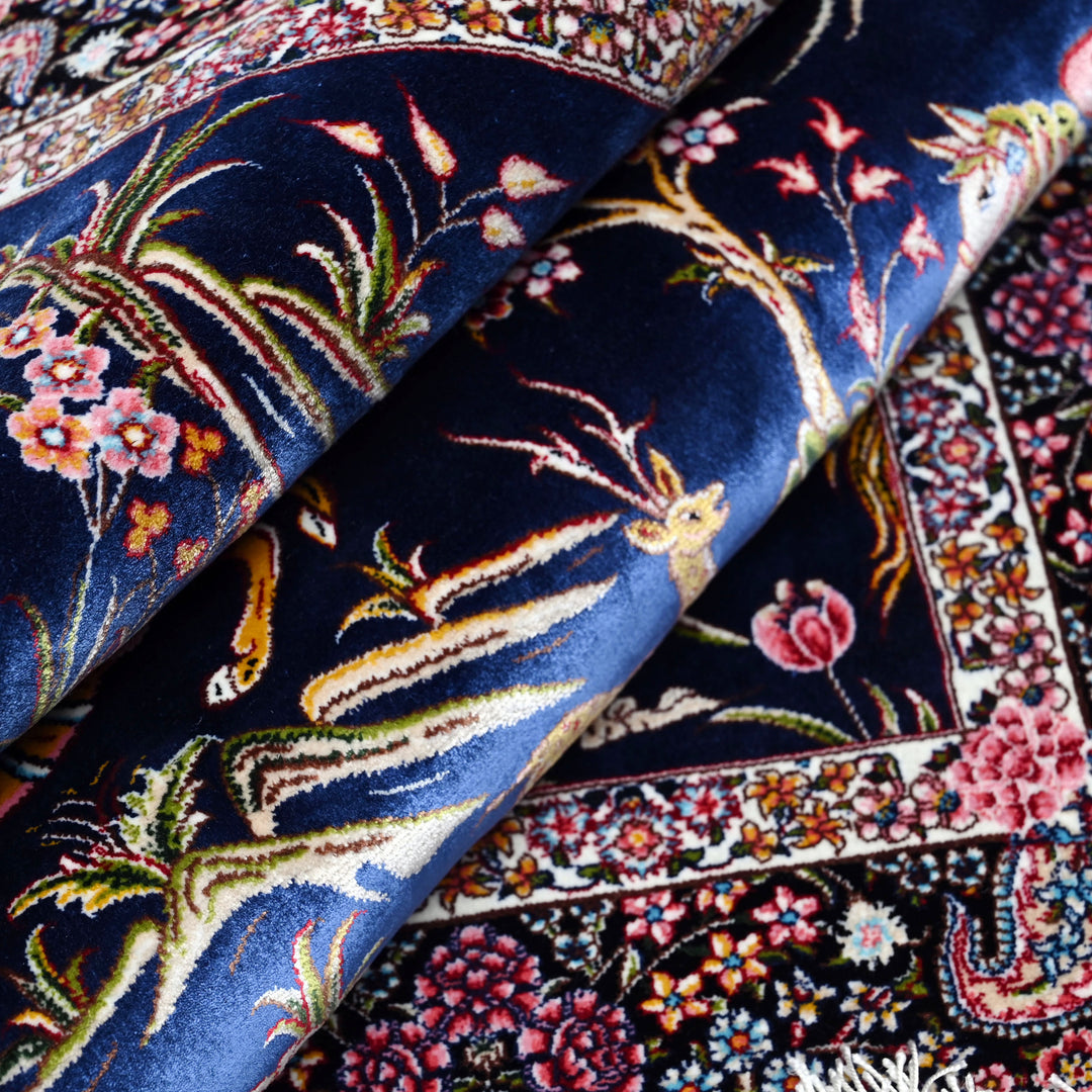 Supreme Fine Persian Silk Rug 2.5x4 Ft