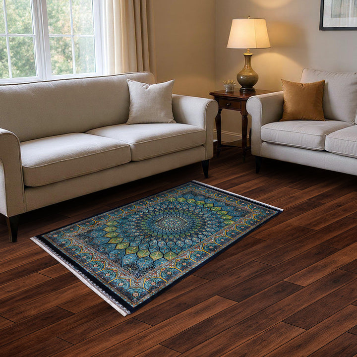 Supreme Fine Persian Silk Rug 2.5x4 Ft
