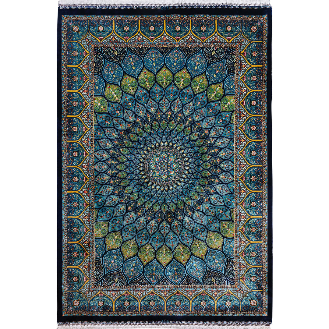 Supreme Fine Persian Silk Rug 2.5x4 Ft