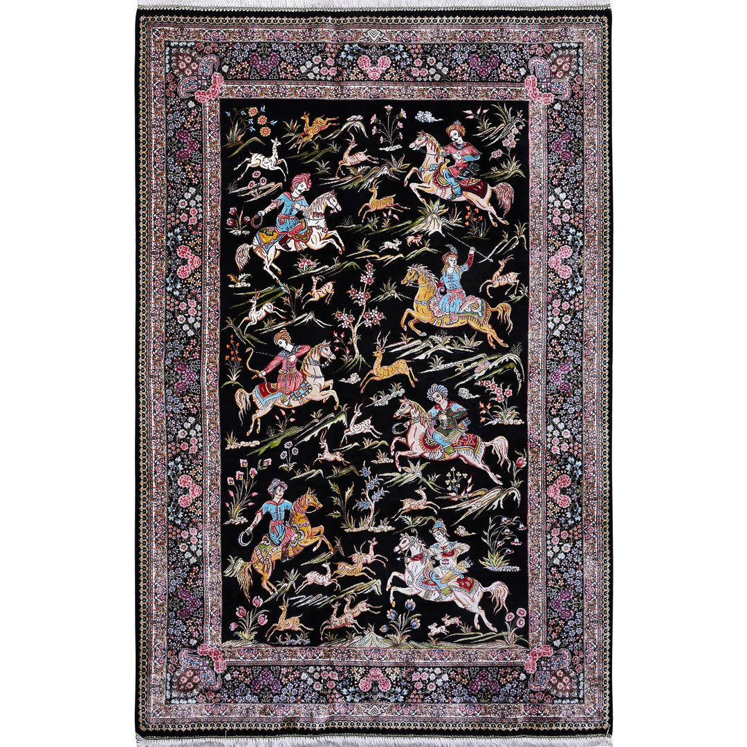 Supreme Fine Persian Silk Rug 3X5 Ft