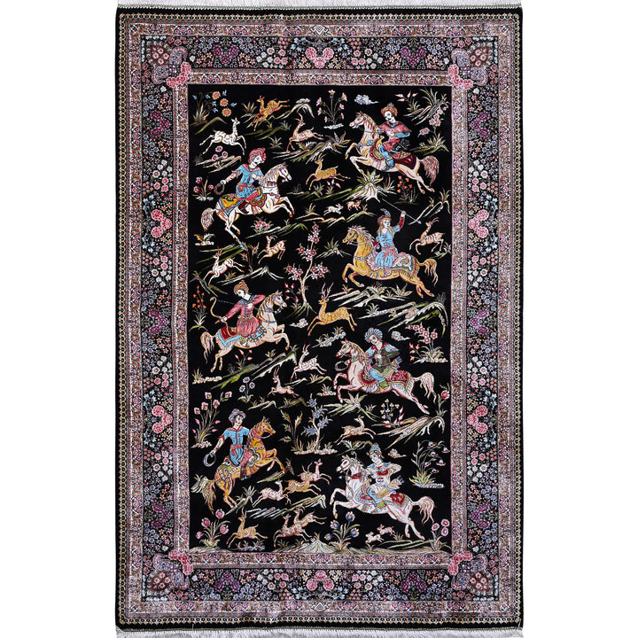 Supreme Fine Persian Silk Rug 3X5 Ft