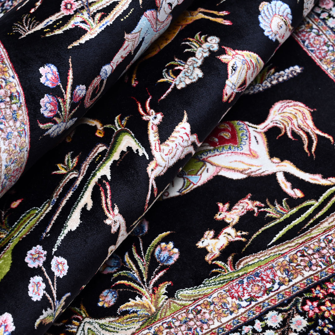 Supreme Fine Persian Silk Rug 3X5 Ft