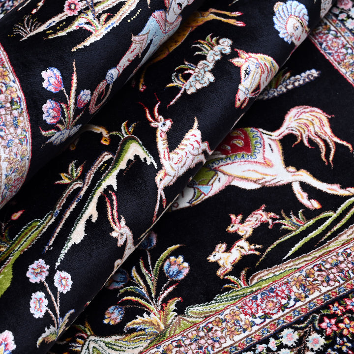 Supreme Fine Persian Silk Rug 3X5 Ft