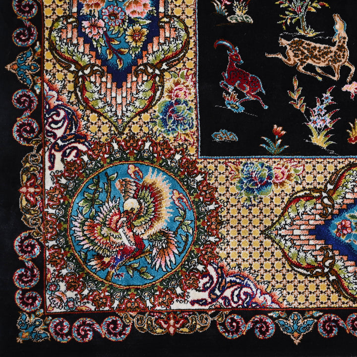 Supreme Fine Persian Silk Rug 4X6 Ft