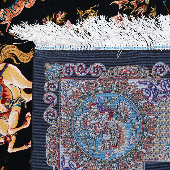 Supreme Fine Persian Silk Rug 4X6 Ft