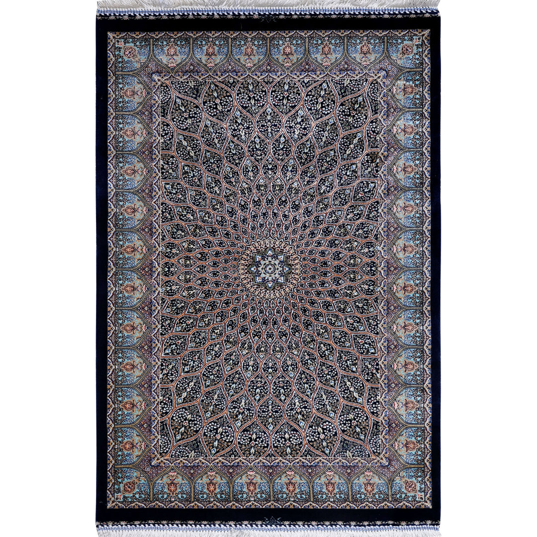 Supreme Fine Persian Silk Rug 2x3 Ft