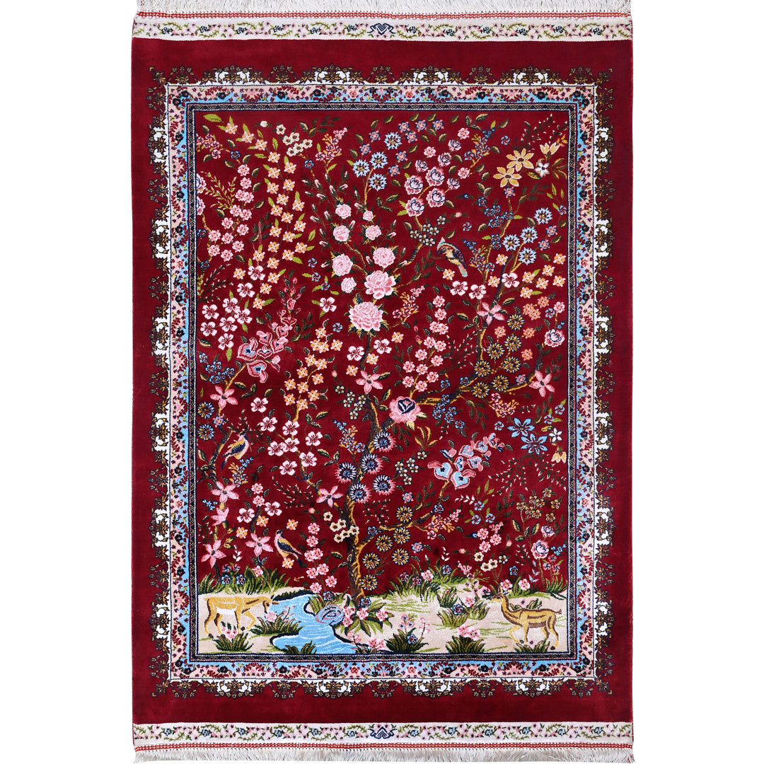 Supreme Fine Persian Silk Rug 2x3 Ft