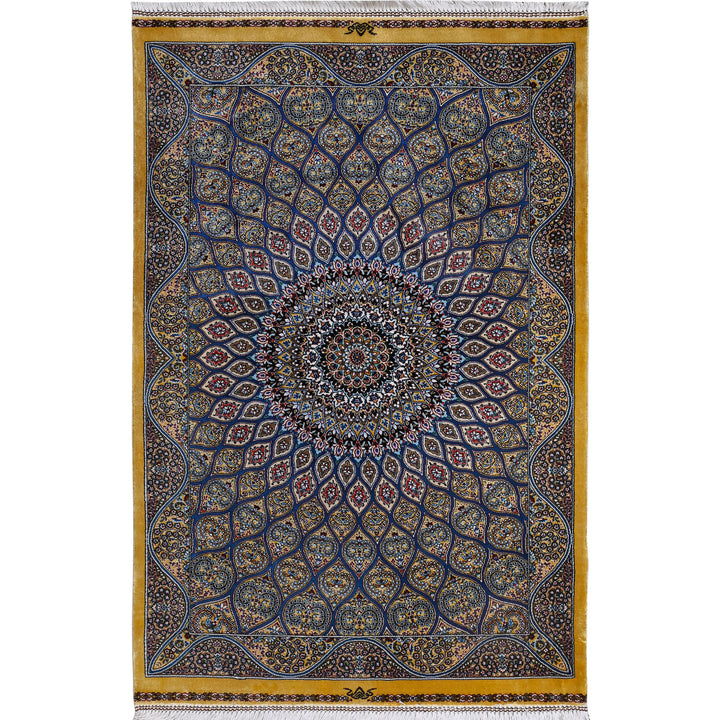 Supreme Fine Persian Silk Rug 2x3 Ft